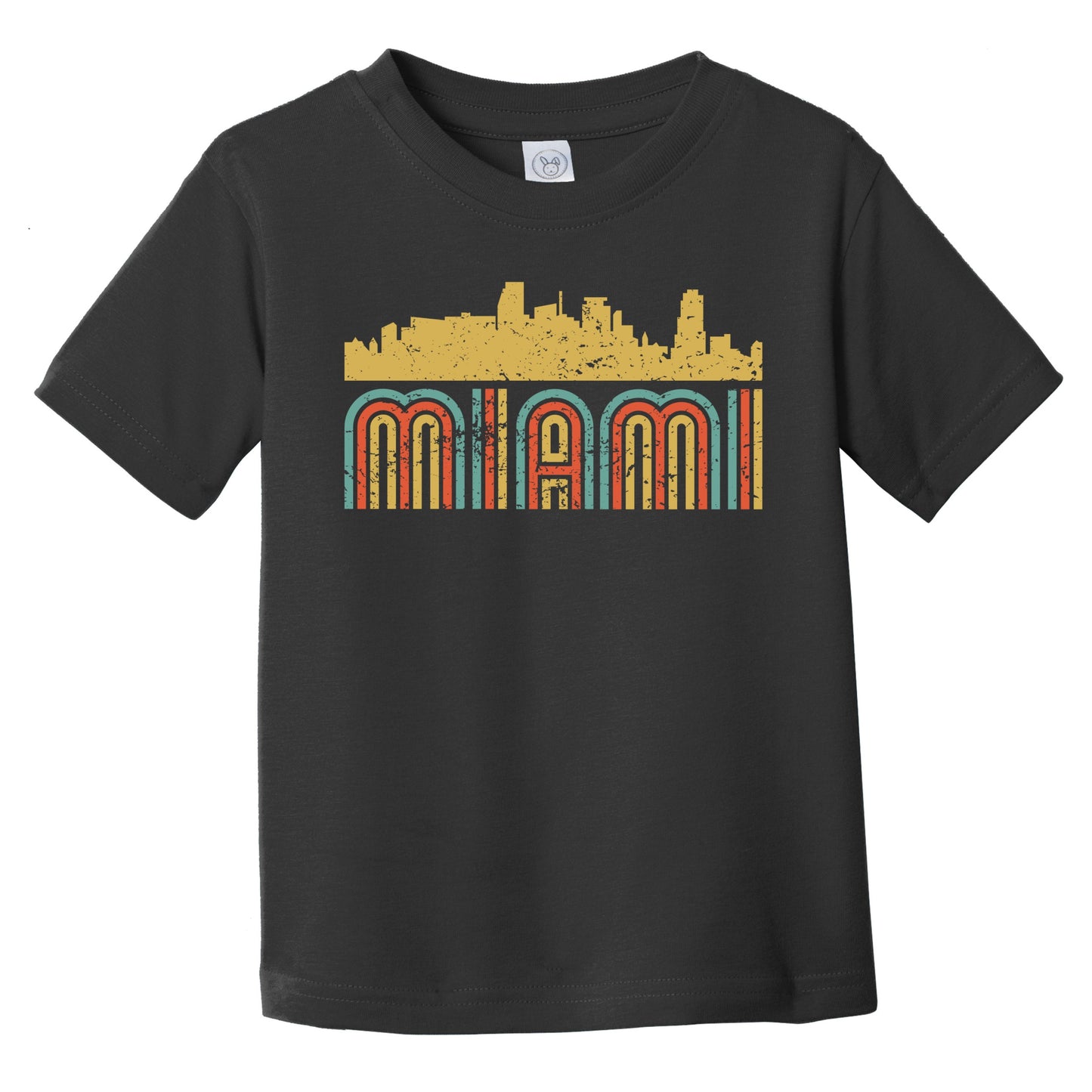 Retro Miami Florida Skyline Infant / Toddler T-Shirt