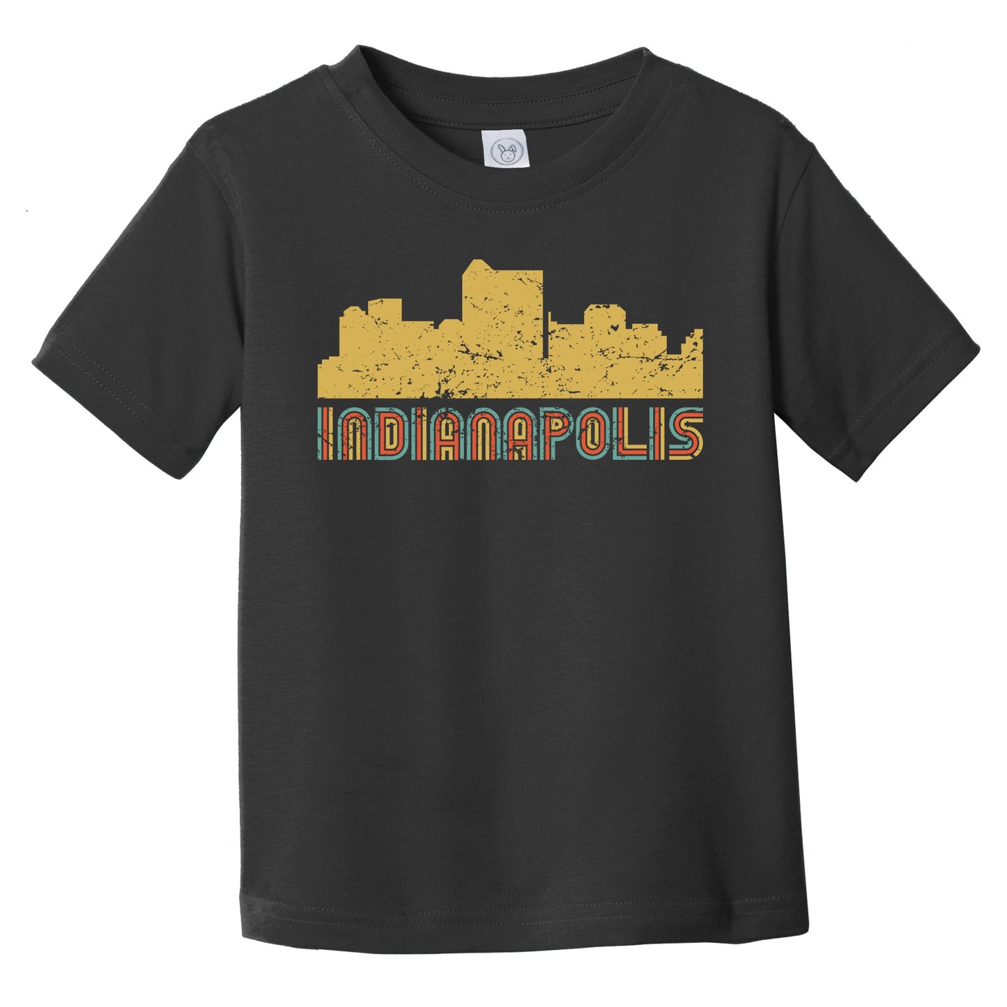 Retro Indianapolis Indiana Skyline Infant / Toddler T-Shirt
