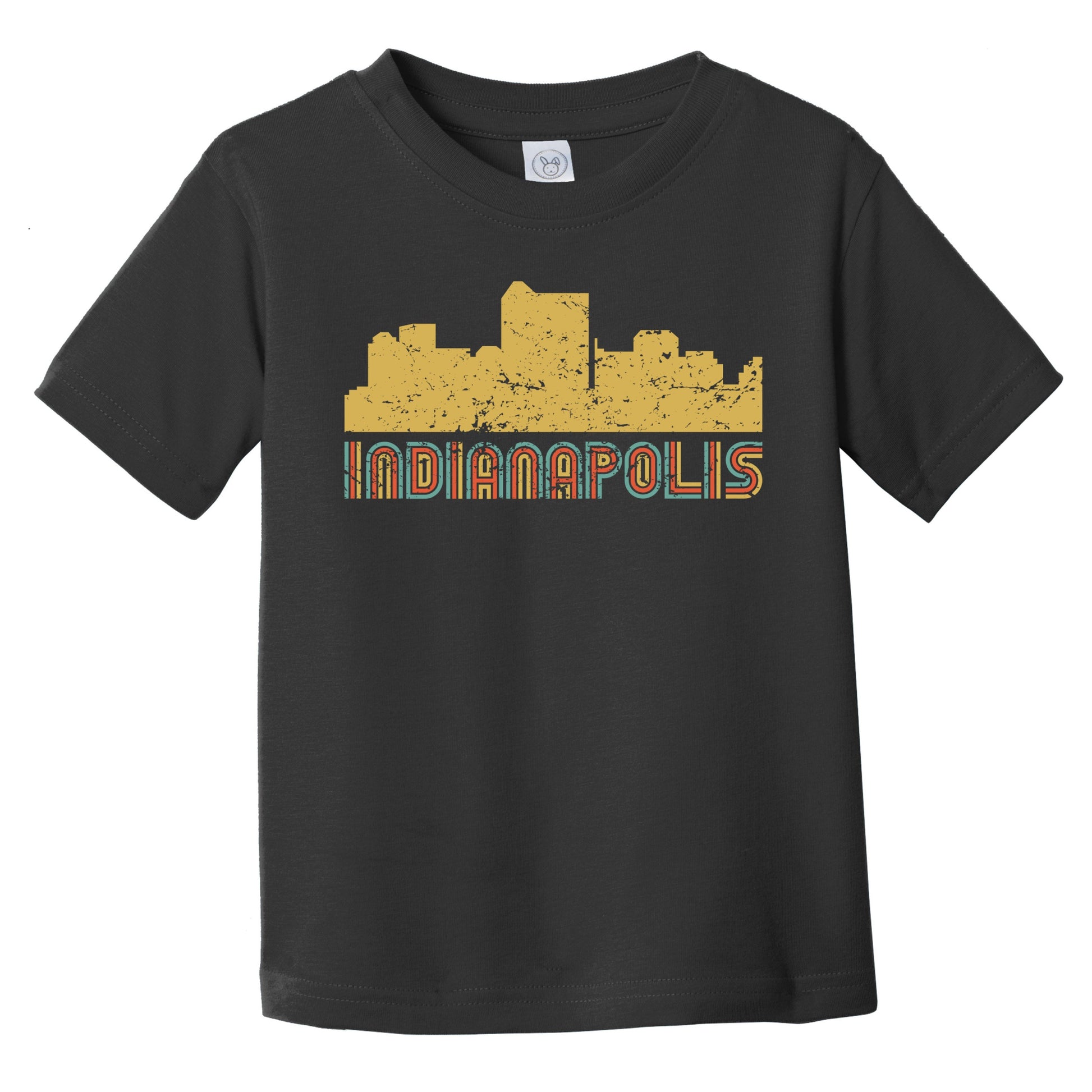 Retro Indianapolis Indiana Skyline Infant / Toddler T-Shirt