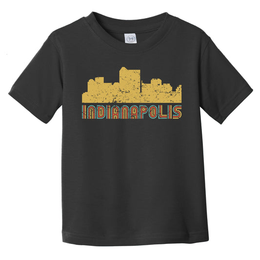 Retro Indianapolis Indiana Skyline Infant / Toddler T-Shirt