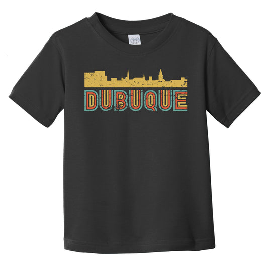 Retro Dubuque Iowa Skyline Infant / Toddler T-Shirt