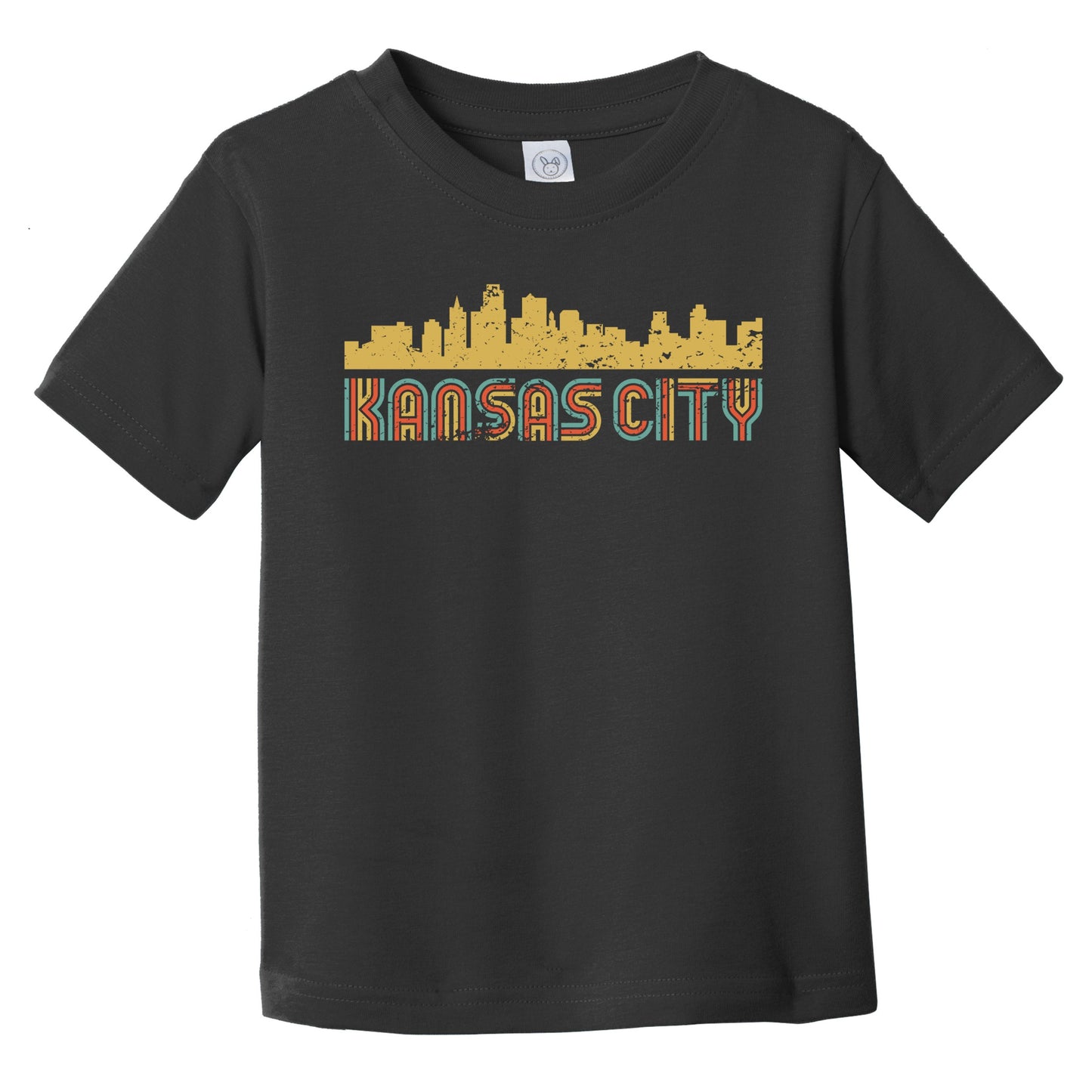 Retro Kansas City Kansas Skyline Infant / Toddler T-Shirt