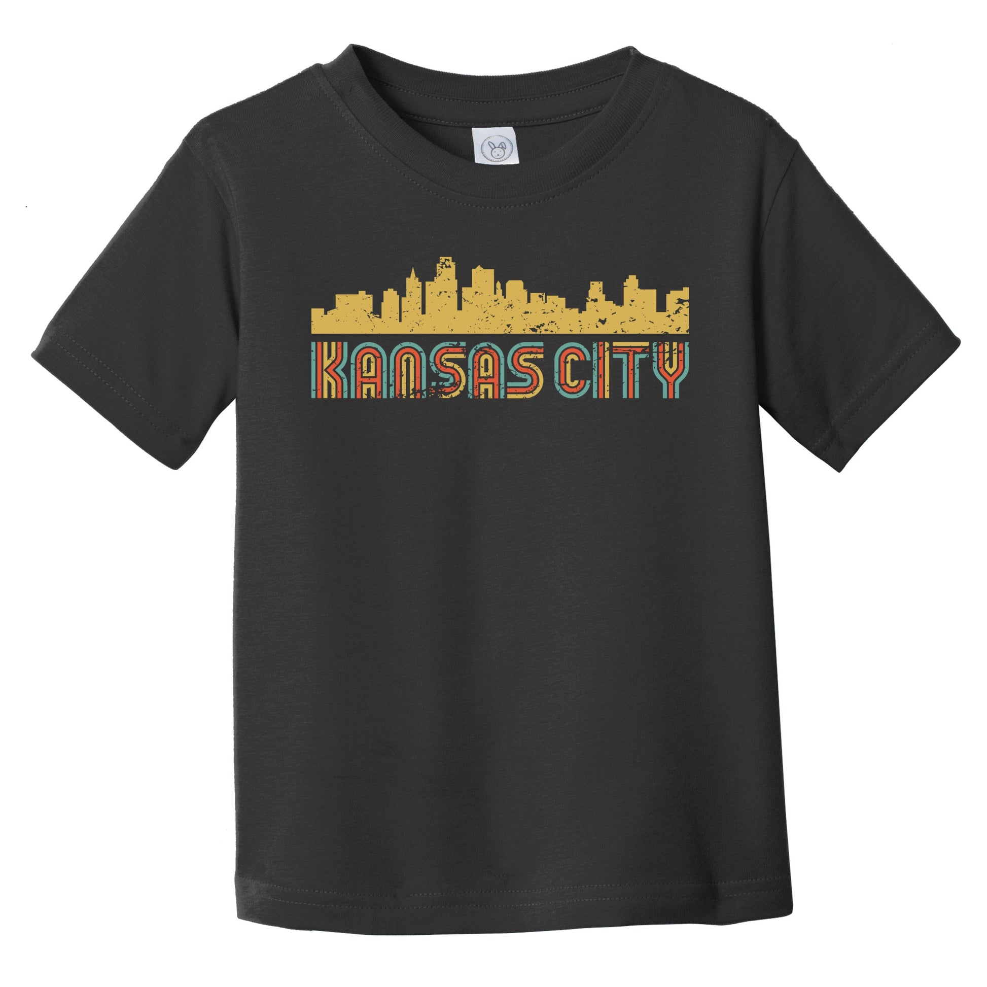 Retro Kansas City Kansas Skyline Infant / Toddler T-Shirt