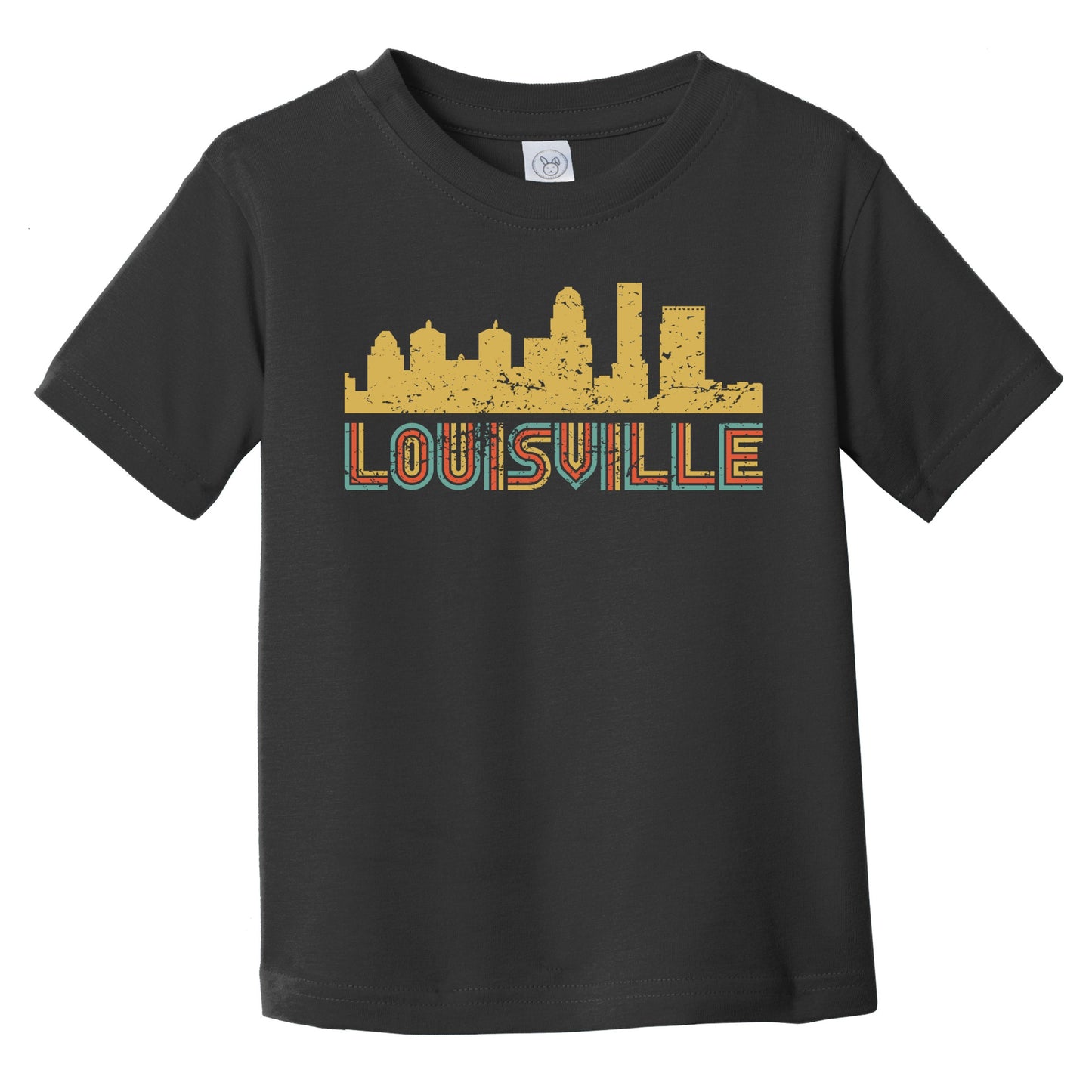 Retro Louisville Kentucky Skyline Infant / Toddler T-Shirt