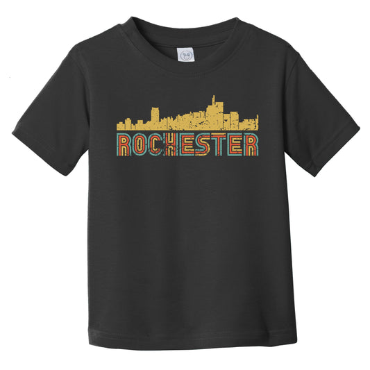 Retro Rochester Michigan Skyline Infant / Toddler T-Shirt