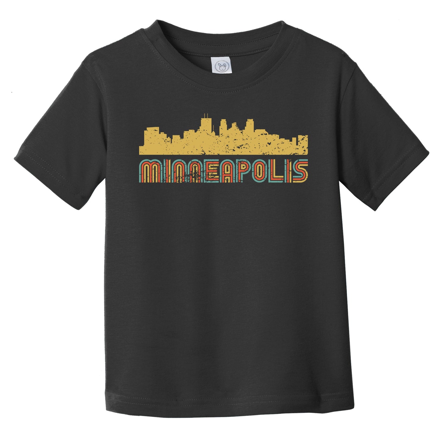 Retro Minneapolis Minnesota Skyline Infant / Toddler T-Shirt