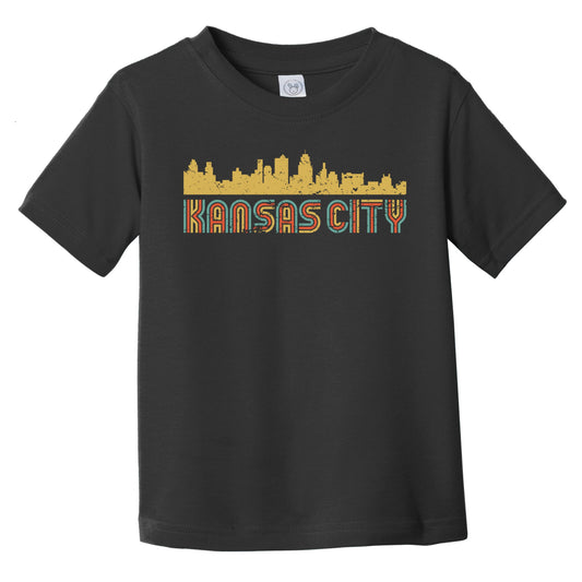 Retro Kansas City Missouri Skyline Infant / Toddler T-Shirt