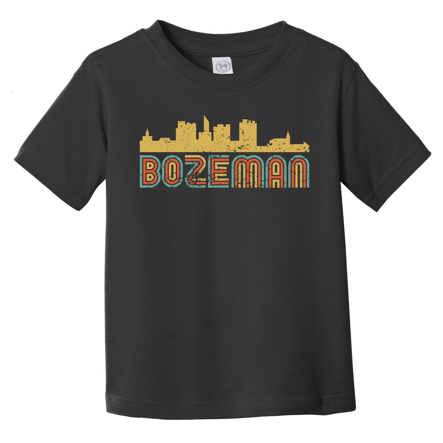 Retro Bozeman Montana Skyline Infant / Toddler T-Shirt