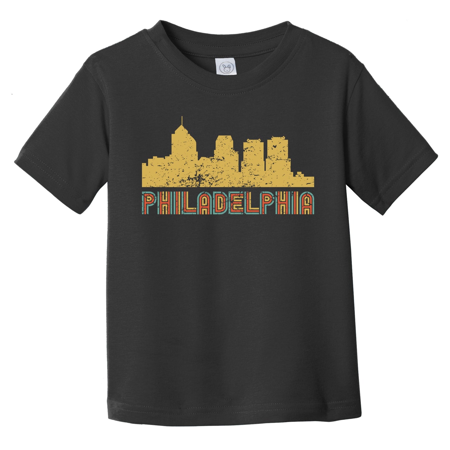 Retro Philadelphia Pennsylvania Skyline Infant / Toddler T-Shirt