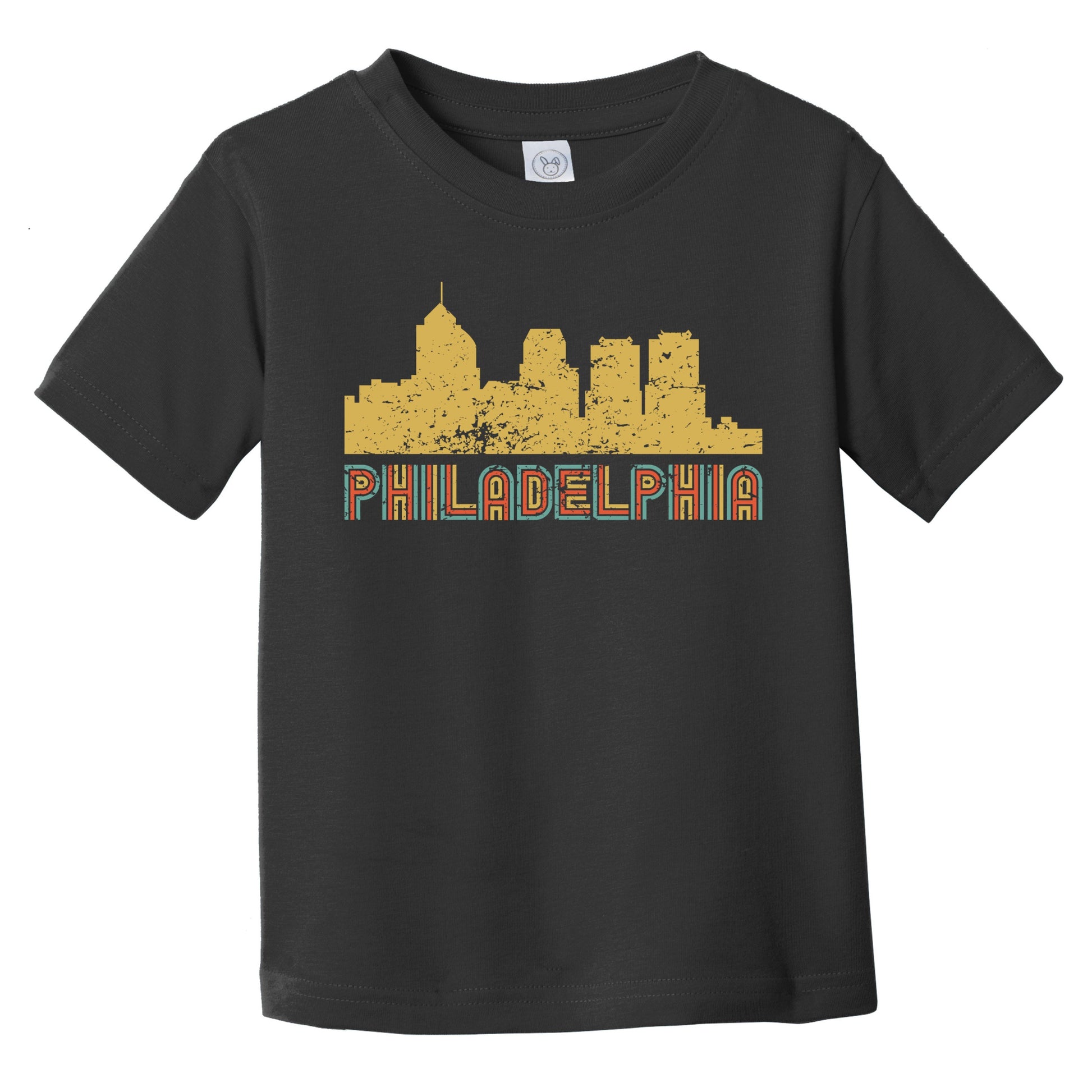 Retro Philadelphia Pennsylvania Skyline Infant / Toddler T-Shirt