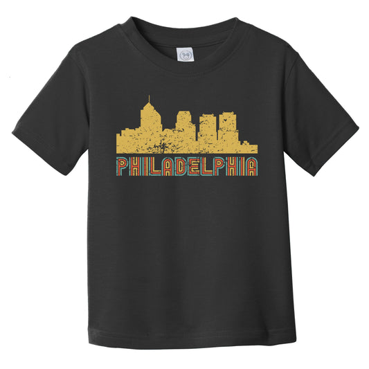 Retro Philadelphia Pennsylvania Skyline Infant / Toddler T-Shirt