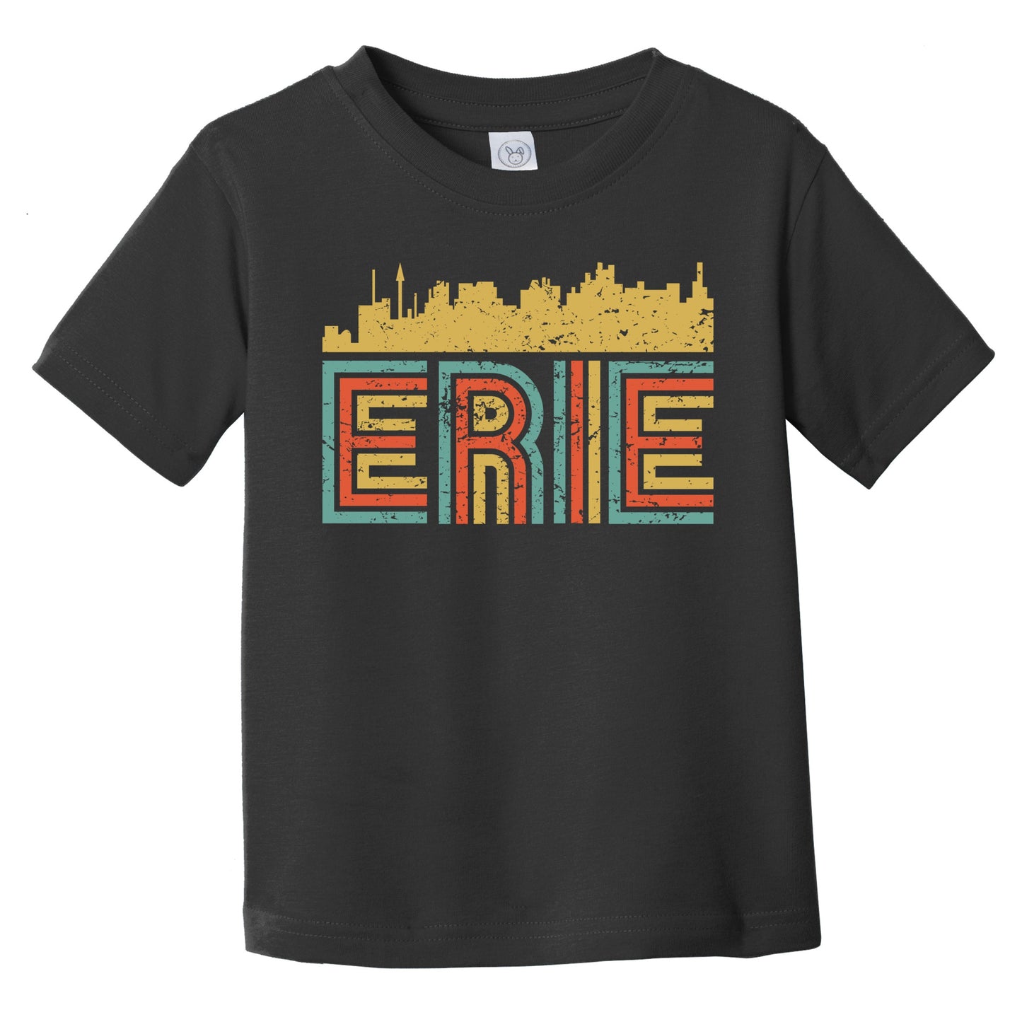 Retro Erie Pennsylvania Skyline Infant / Toddler T-Shirt