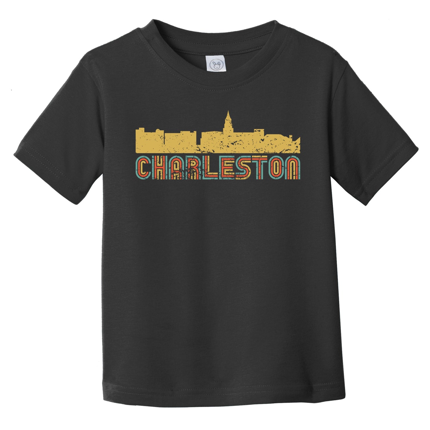 Retro Charleston South Carolina Skyline Infant / Toddler T-Shirt