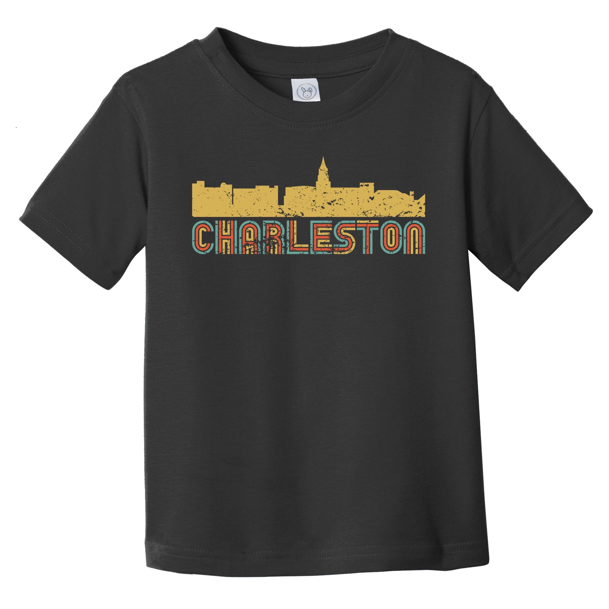Retro Charleston South Carolina Skyline Infant / Toddler T-Shirt