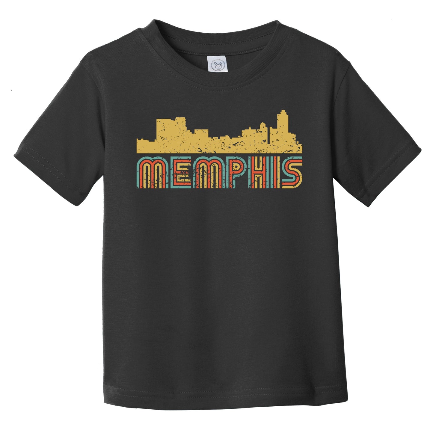 Retro Memphis Tennessee Skyline Infant / Toddler T-Shirt
