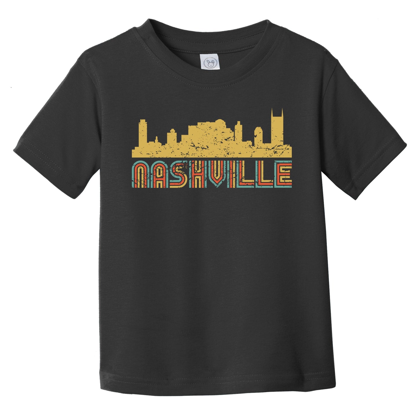 Retro Nashville Tennessee Skyline Infant / Toddler T-Shirt