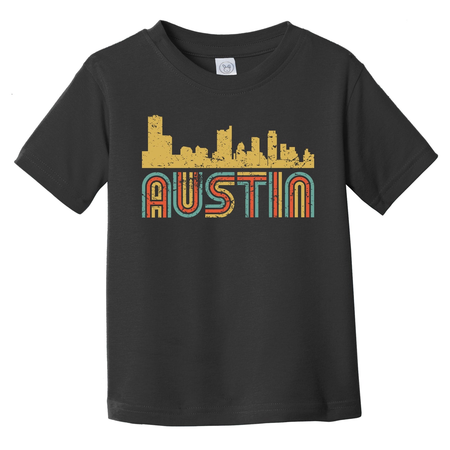Retro Austin Texas Skyline Infant / Toddler T-Shirt