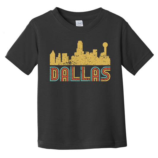 Retro Dallas Texas Skyline Infant / Toddler T-Shirt