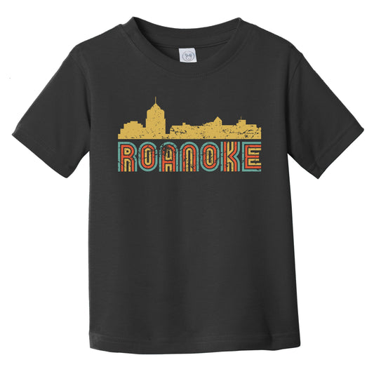 Retro Roanoke Virginia Skyline Infant / Toddler T-Shirt