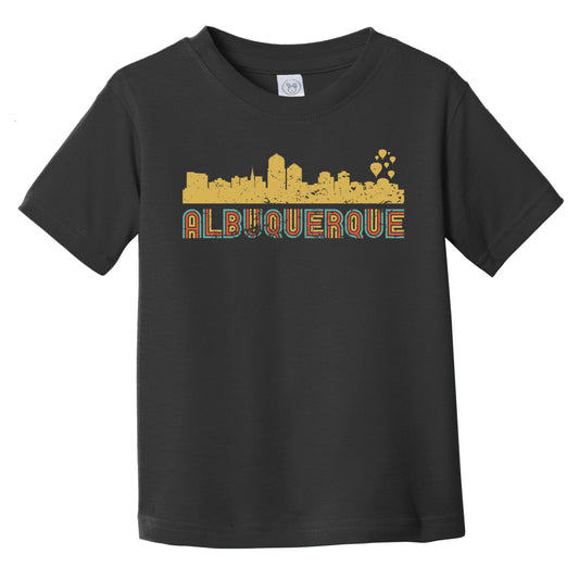 Retro Albuquerque New Mexico Skyline Infant / Toddler T-Shirt