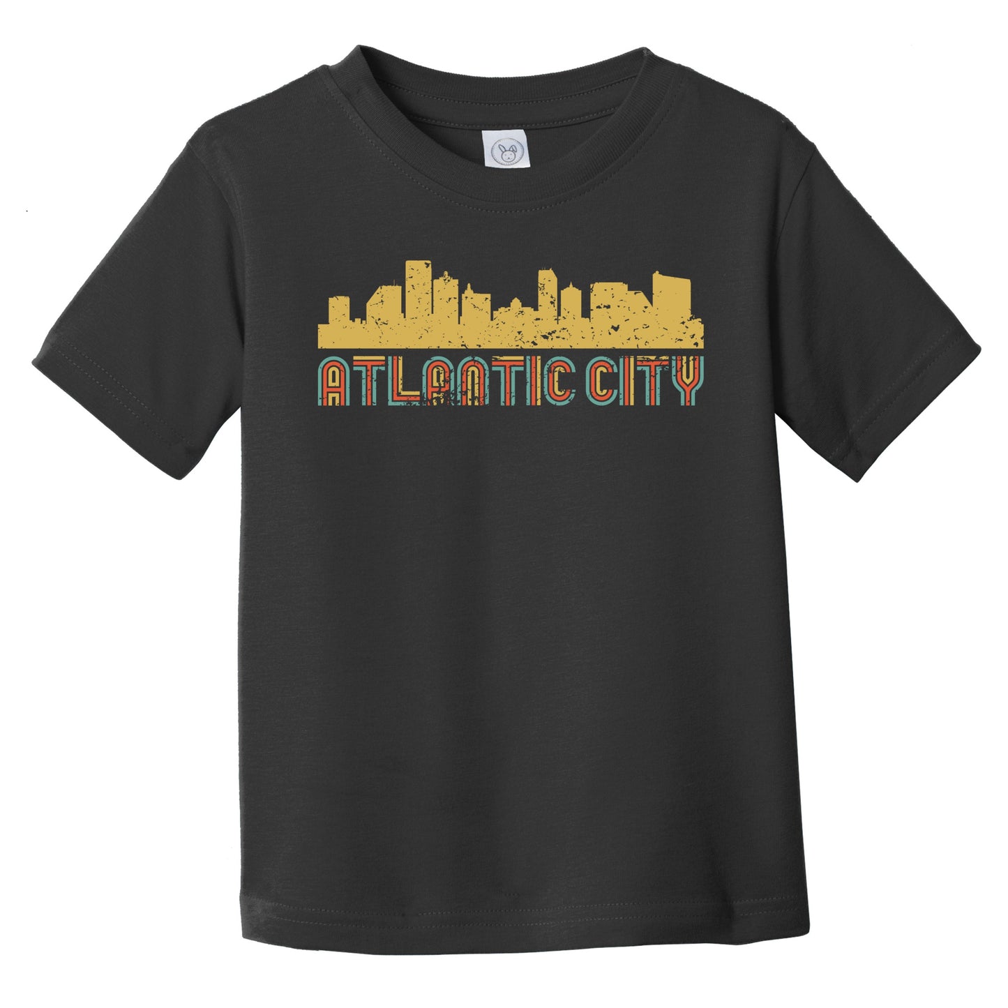 Retro Atlantic City New Jersey Skyline Infant / Toddler T-Shirt