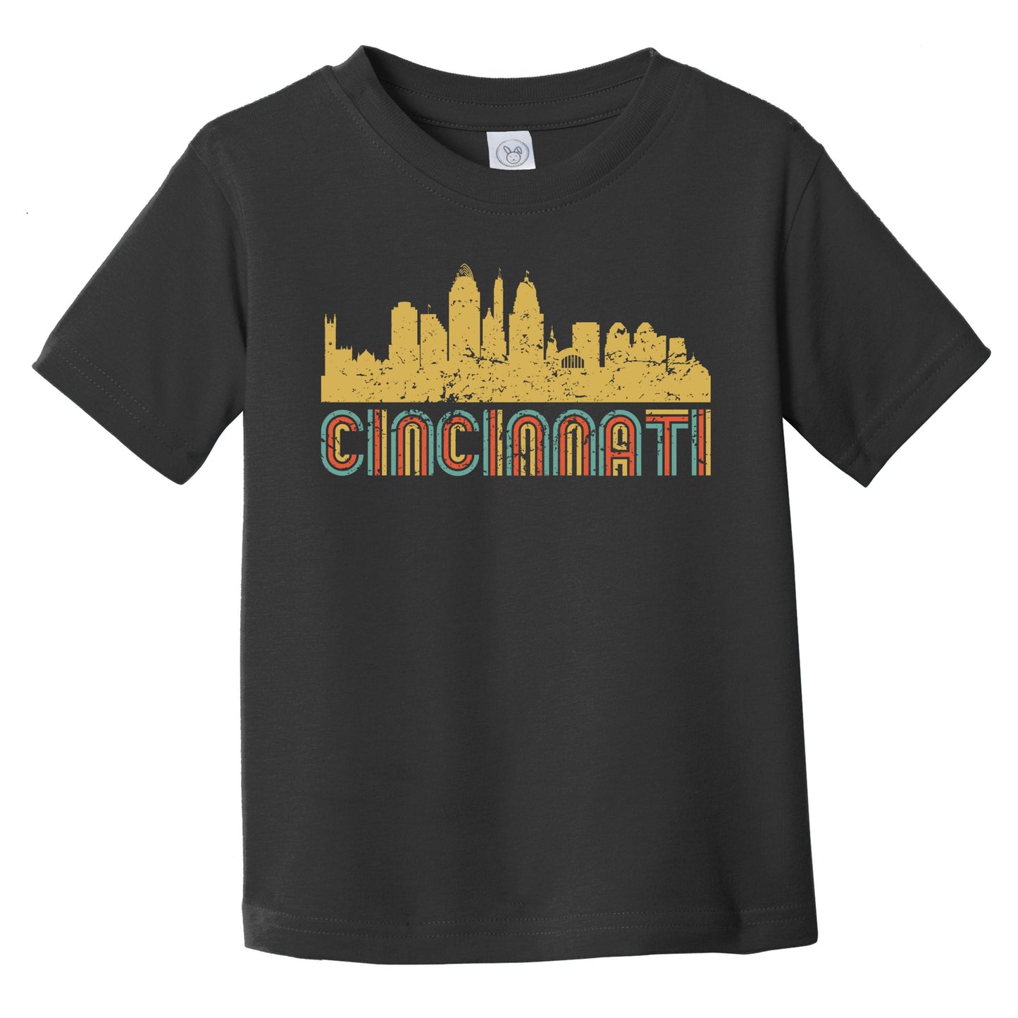 Retro Cincinnati Ohio Skyline Infant / Toddler T-Shirt