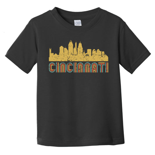 Retro Cincinnati Ohio Skyline Infant / Toddler T-Shirt