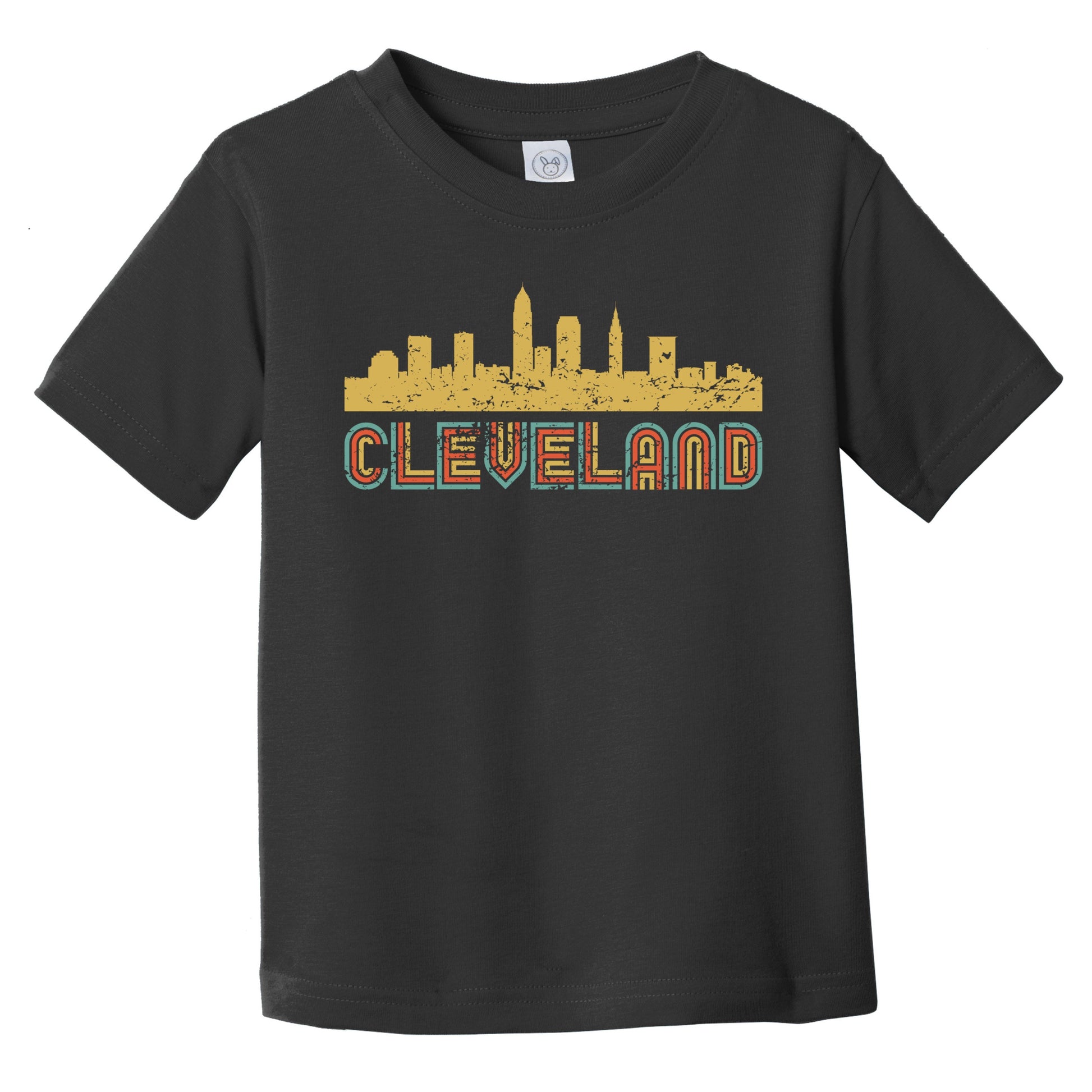 Retro Cleveland Ohio Skyline Infant / Toddler T-Shirt