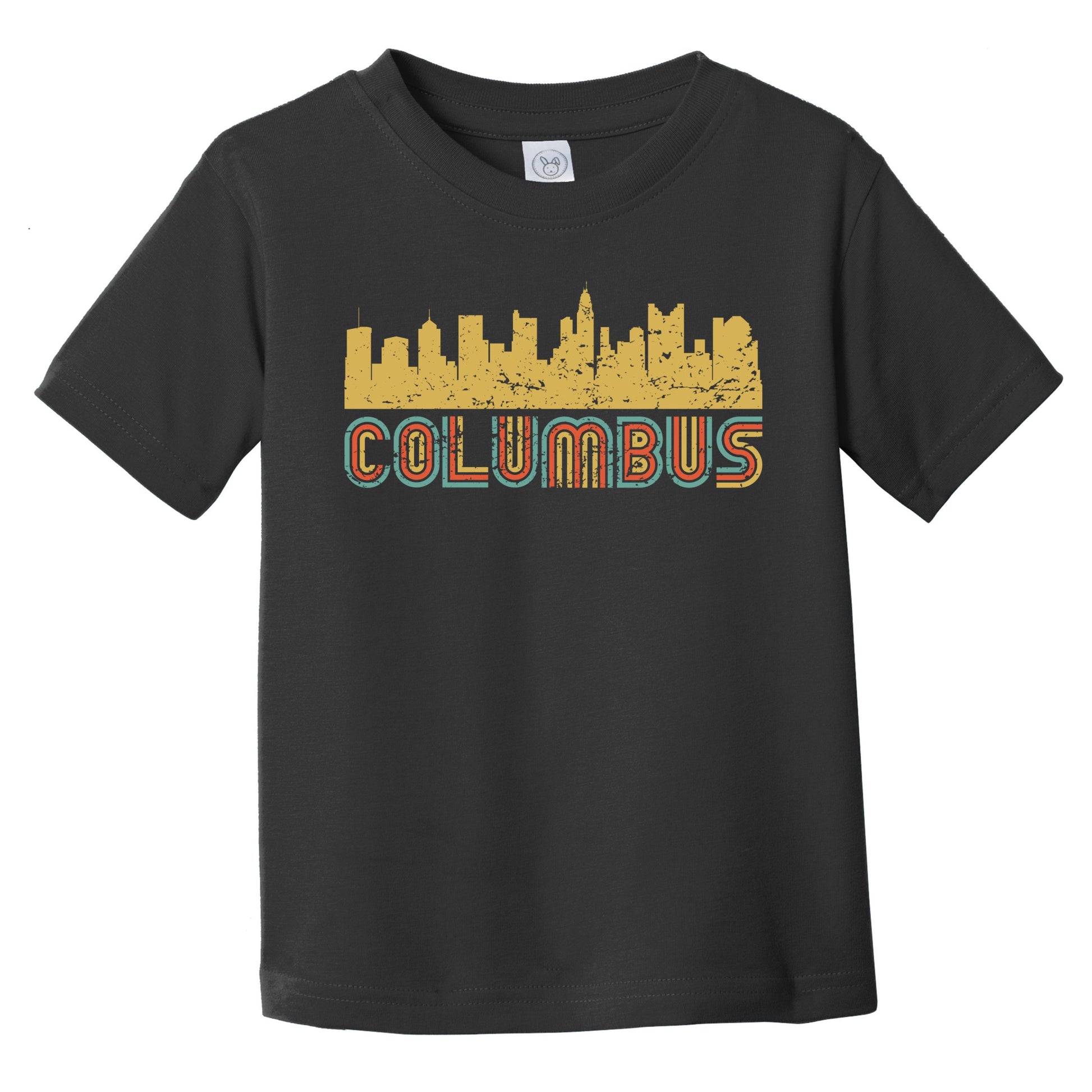 Retro Columbus Ohio Skyline Infant / Toddler T-Shirt