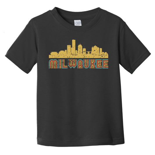 Retro Milwaukee Wisconsin Skyline Infant / Toddler T-Shirt