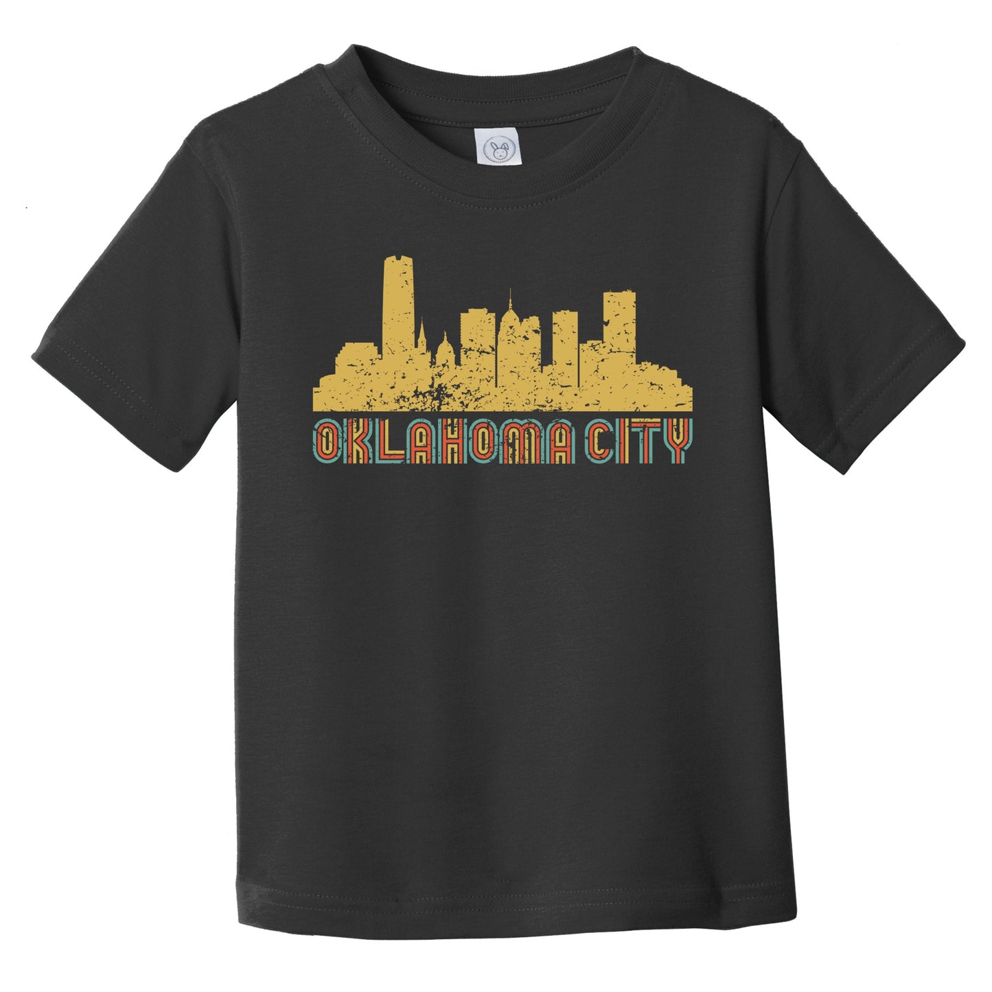Retro Oklahoma City Oklahoma Skyline Infant / Toddler T-Shirt