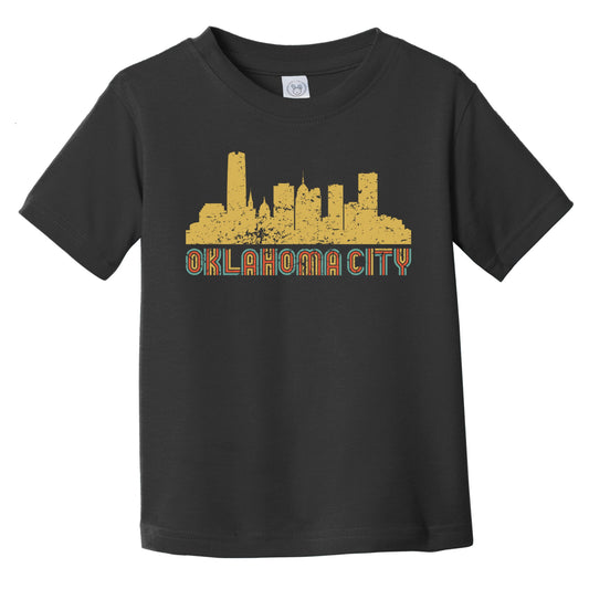 Retro Oklahoma City Oklahoma Skyline Infant / Toddler T-Shirt