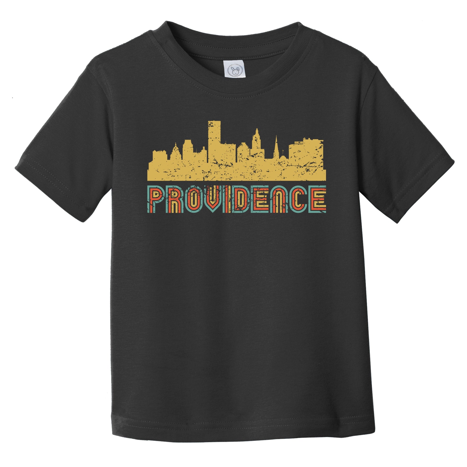 Retro Providence Rhode Island Skyline Infant / Toddler T-Shirt