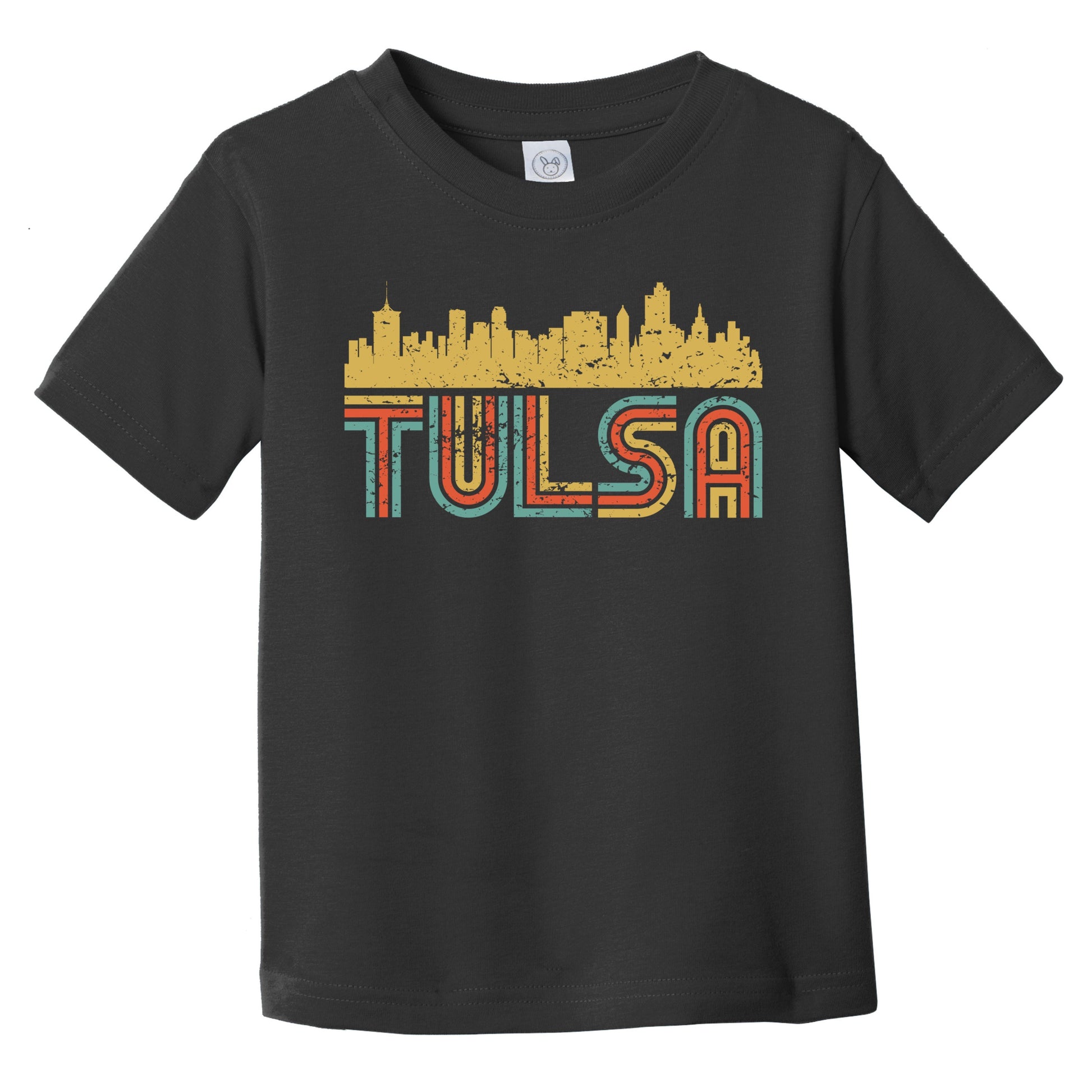 Retro Tulsa Oklahoma Skyline Infant / Toddler T-Shirt
