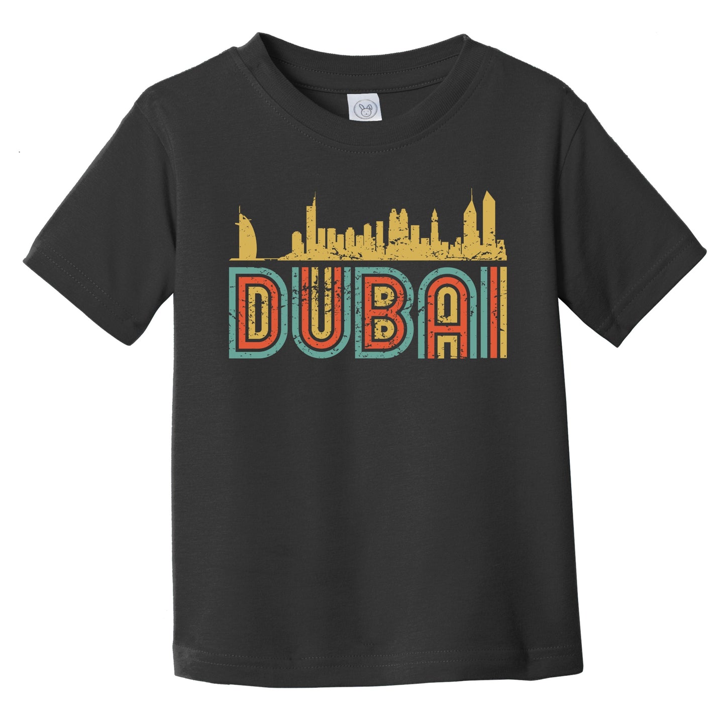 Retro Dubai United Arab Emirates Skyline Infant / Toddler T-Shirt