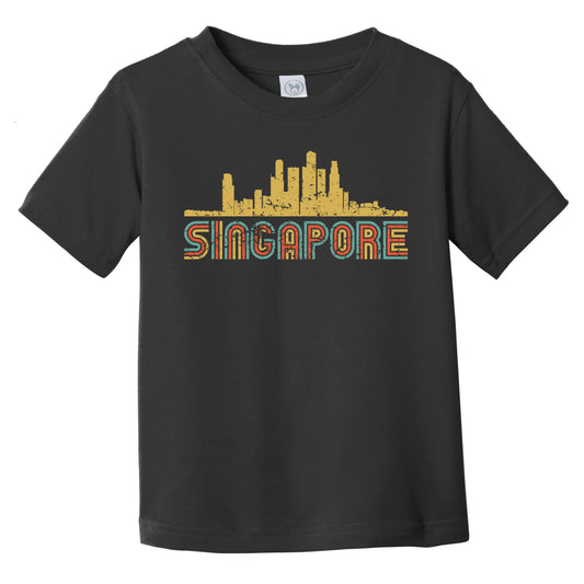 Retro Singapore Skyline Infant / Toddler T-Shirt