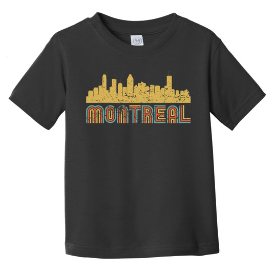 Retro Montreal Quebec Canada Skyline Infant / Toddler T-Shirt