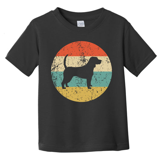 Retro Beagle Icon Dog Silhouette Infant Toddler T-Shirt