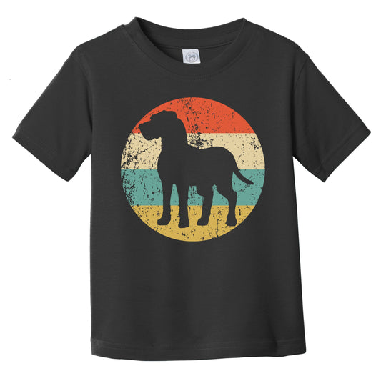 Retro Great Dane Icon Dog Silhouette Infant Toddler T-Shirt