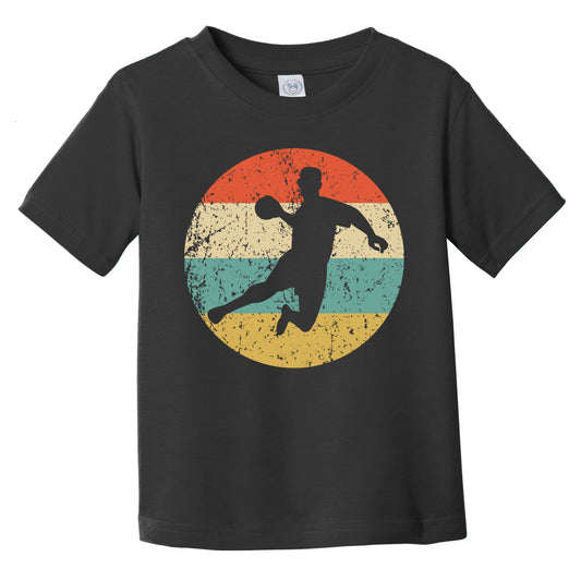 Retro Dodgeball Player Icon Dodgeball Infant Toddler T-Shirt