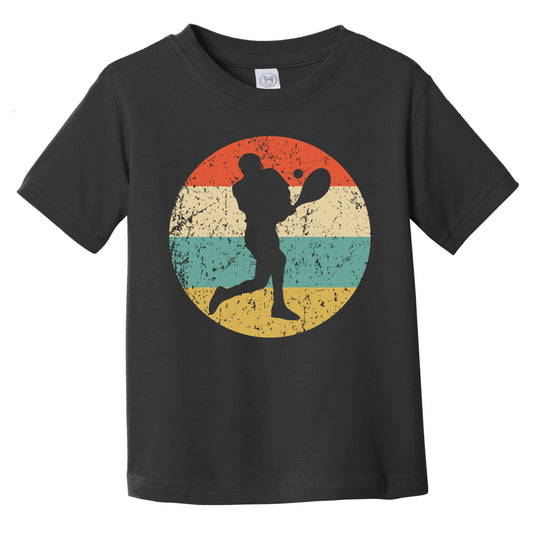 Retro Tennis Player Icon Tennis Infant Toddler T-Shirt