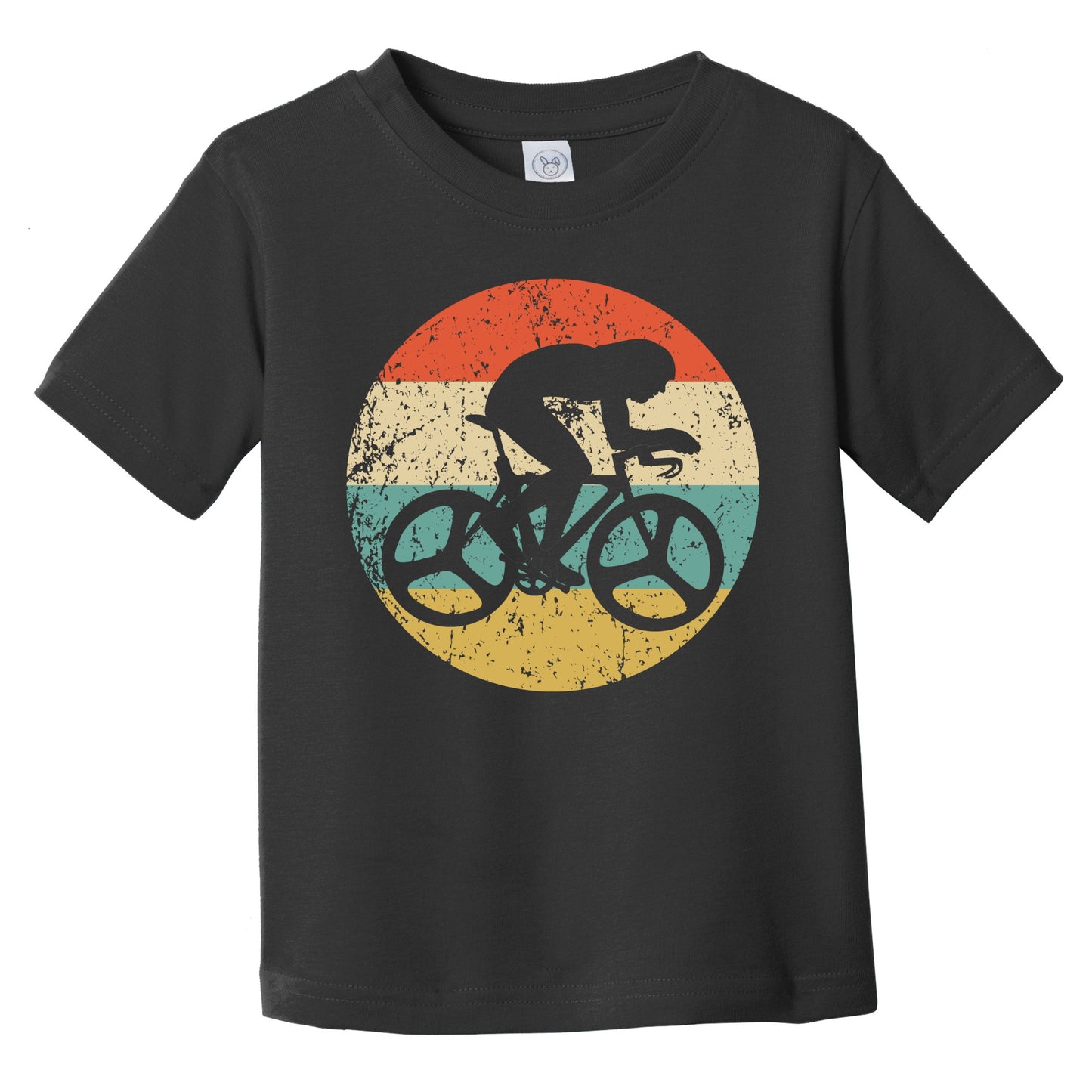 Retro Cyclist Icon Bike Infant Toddler T-Shirt