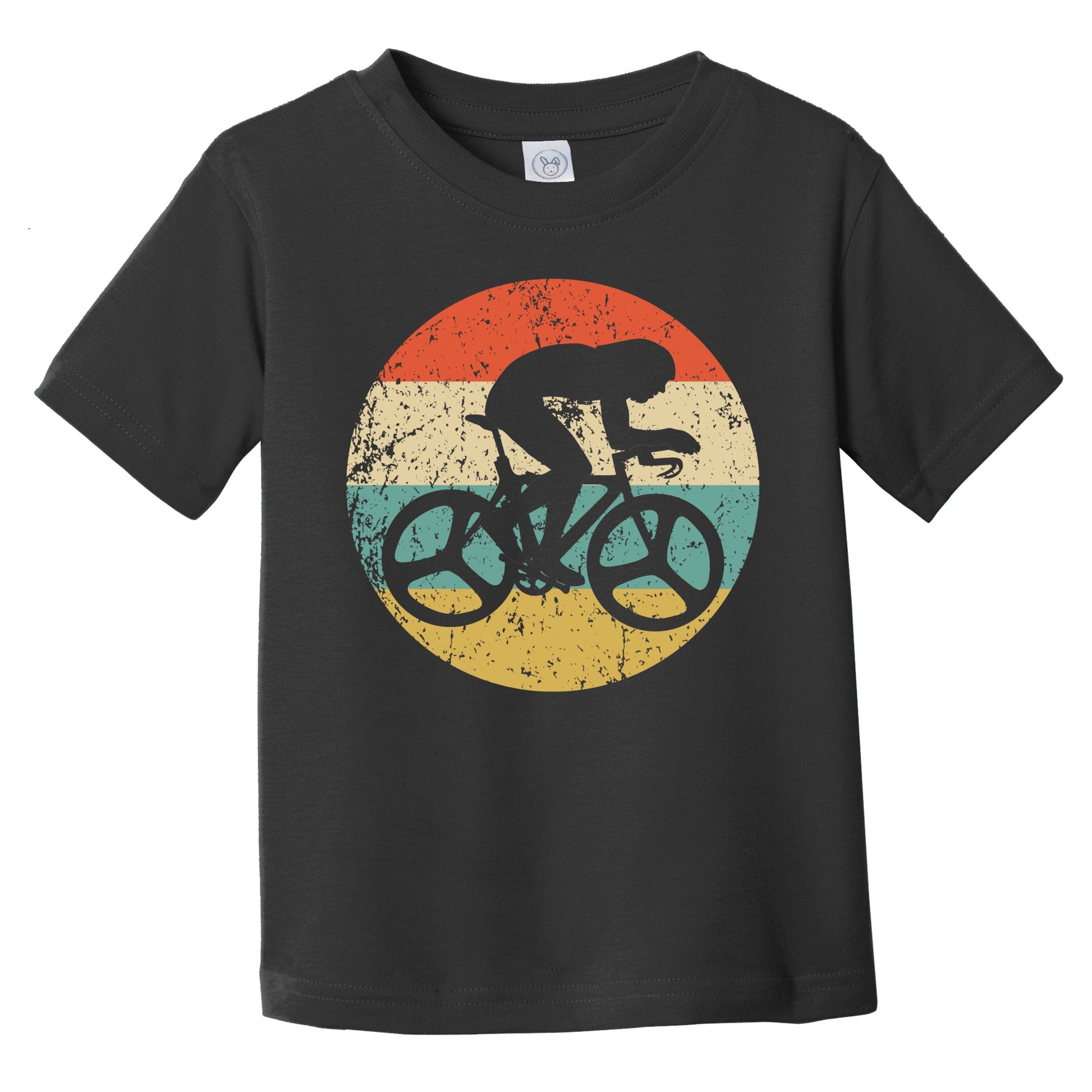 Retro Cyclist Icon Bike Infant Toddler T-Shirt