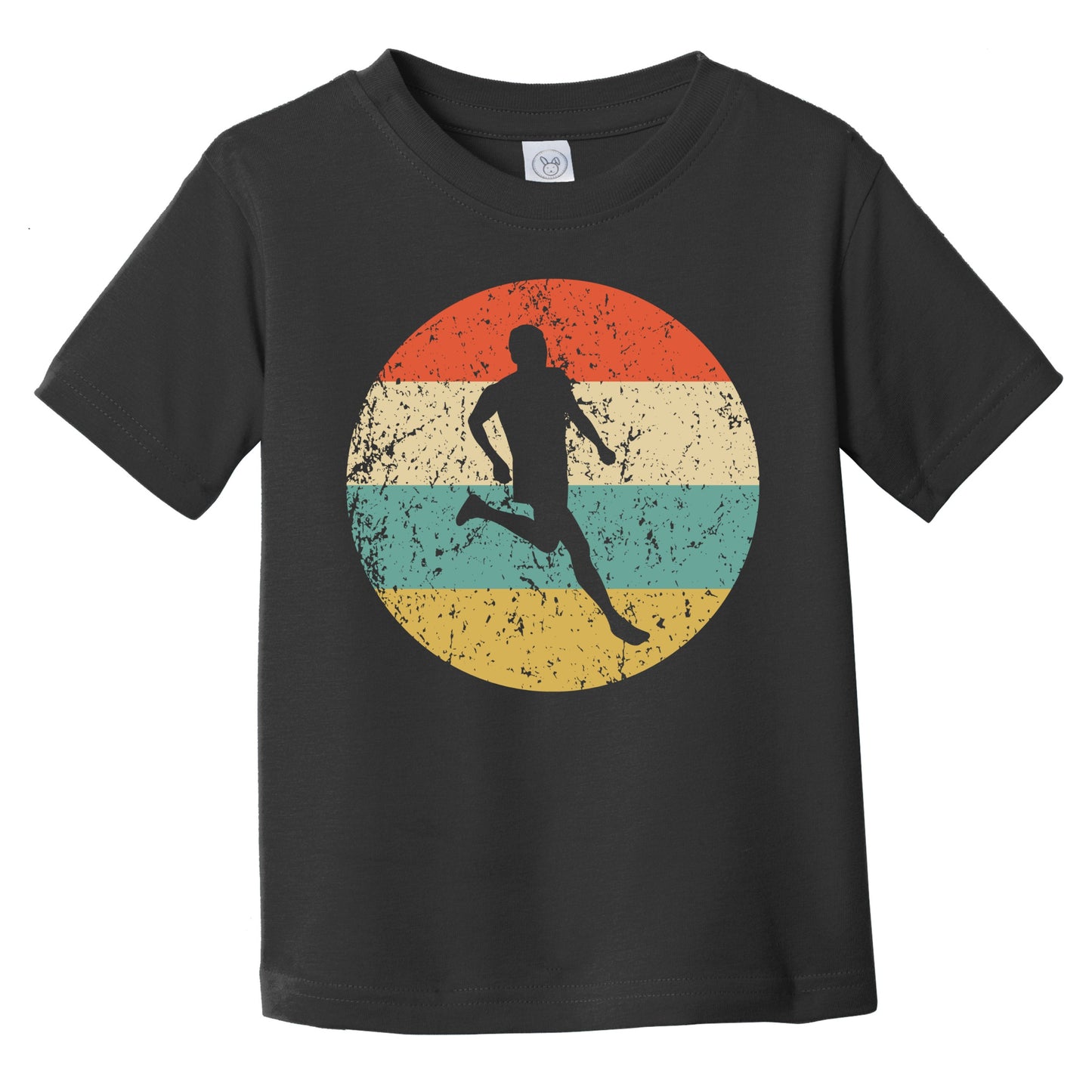 Retro Runner Icon Cross Country Infant Toddler T-Shirt