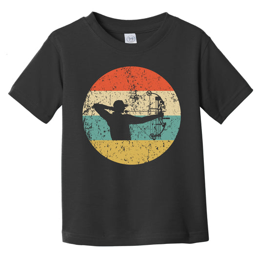 Retro Bow Hunter Icon Hunting Infant Toddler T-Shirt