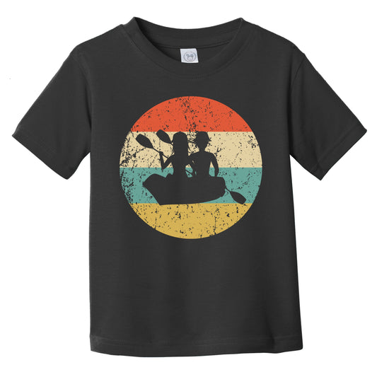 Retro Canoe Icon Canoeing Infant Toddler T-Shirt