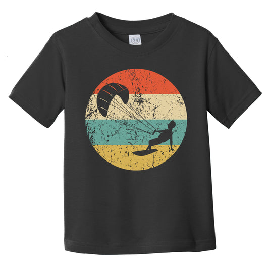 Retro Kite Surfer Icon Kite Surfing Infant Toddler T-Shirt