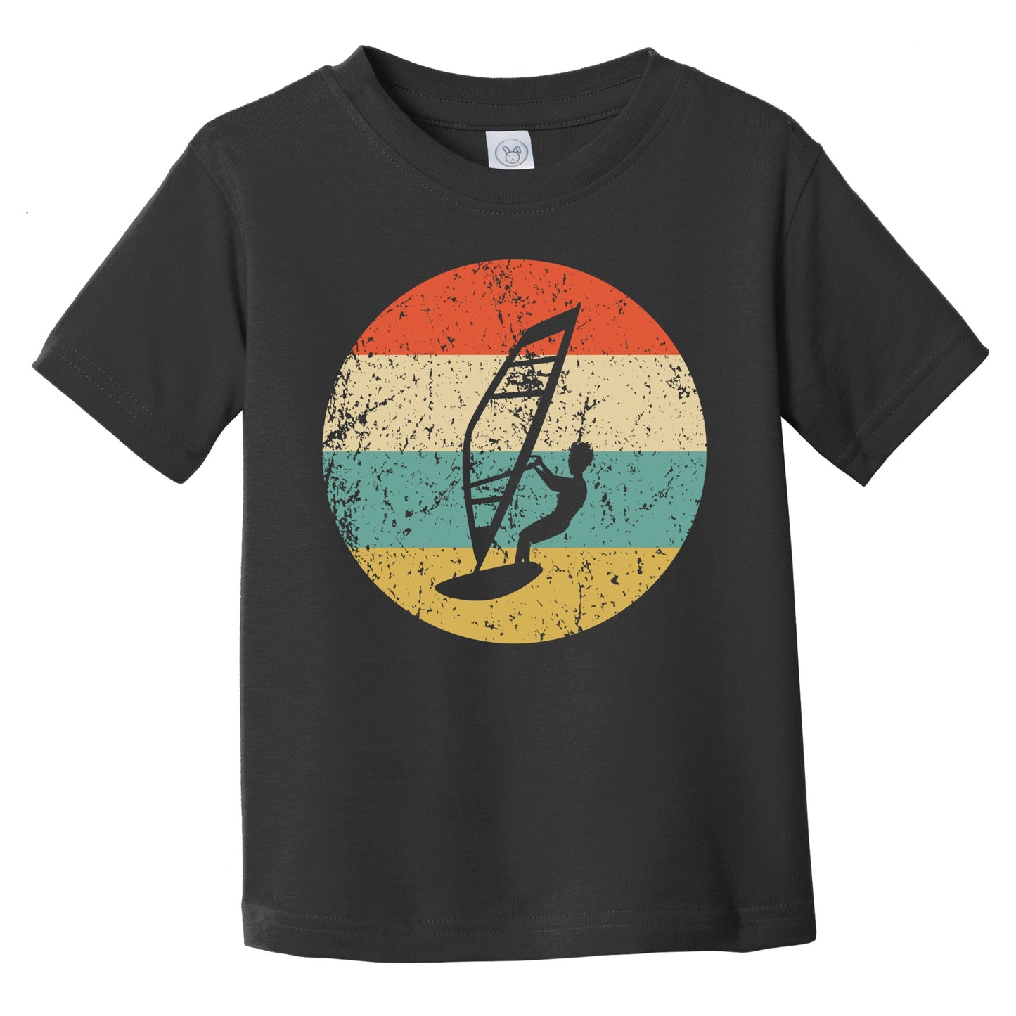 Retro Windsurfer Icon Windsurfing Infant Toddler T-Shirt