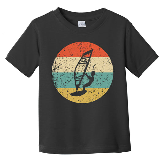 Retro Windsurfer Icon Windsurfing Infant Toddler T-Shirt