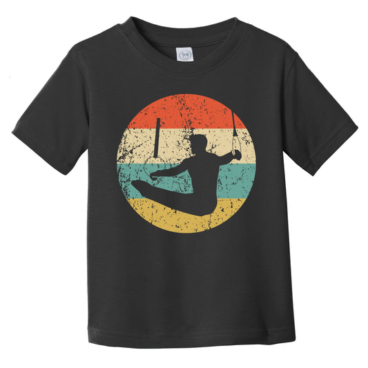 Retro Gymnast Icon Gymnastics Infant Toddler T-Shirt